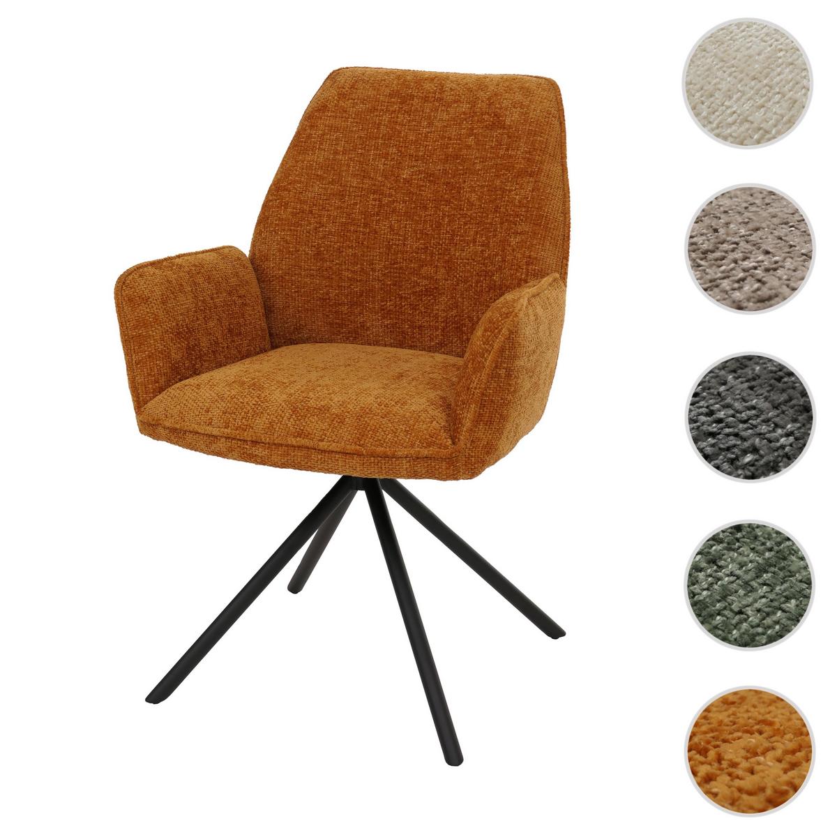 ESSZIMMERSTUHL Gelb, Schwarz - Currygelb/Gelb, Textil (60/86/60cm) - MCW