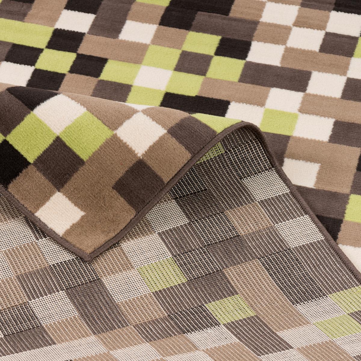 TEPPICH MODERN TRENDLINE PIXEL - Beige, Textil (120/170cm) - Pergamon