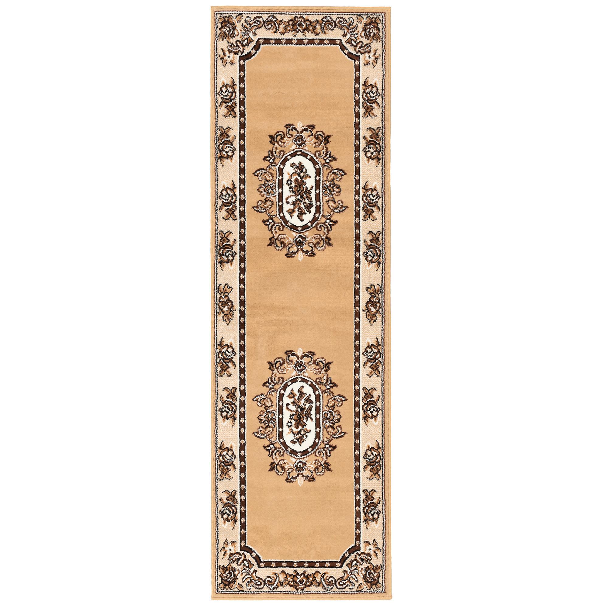 ORIENT VELOURS TEPPICH LÄUFER TRENDLINE - Beige, Textil (70/230cm) - Pergamon