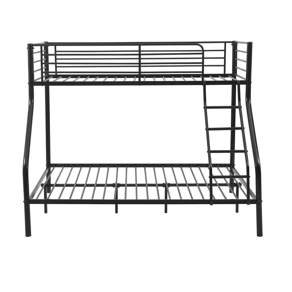 ETAGENBETT Sortland - Schwarz, Metall (140/200cm) - [neu.haus]