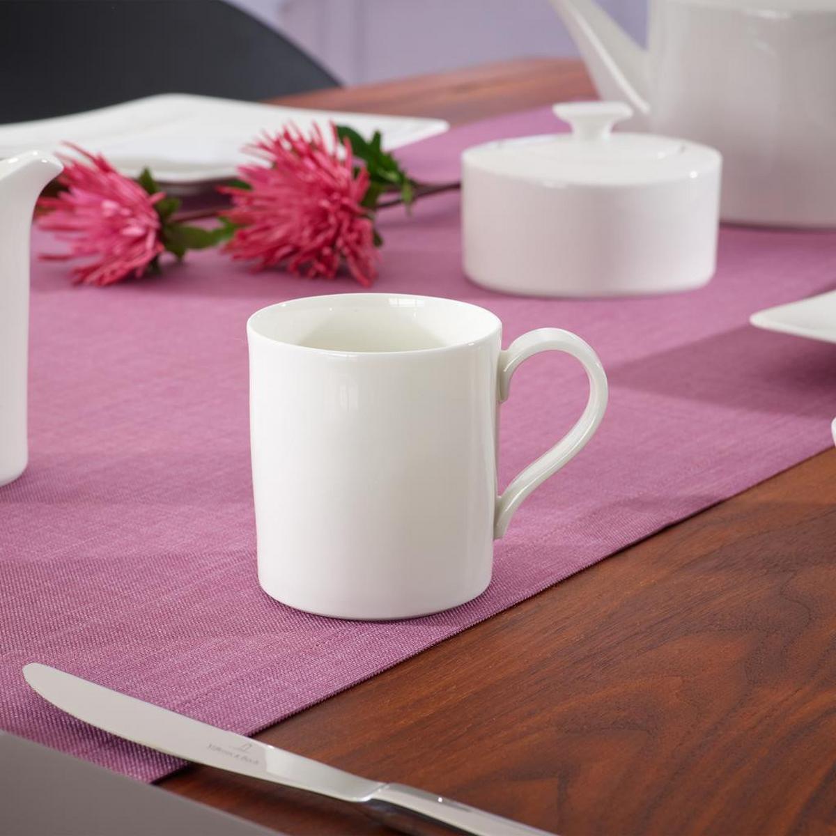 KAFFEETASSEN Modern Grace weiß 170 ml 6er Set - Weiß, Keramik (0.17L) - Villeroy & Boch