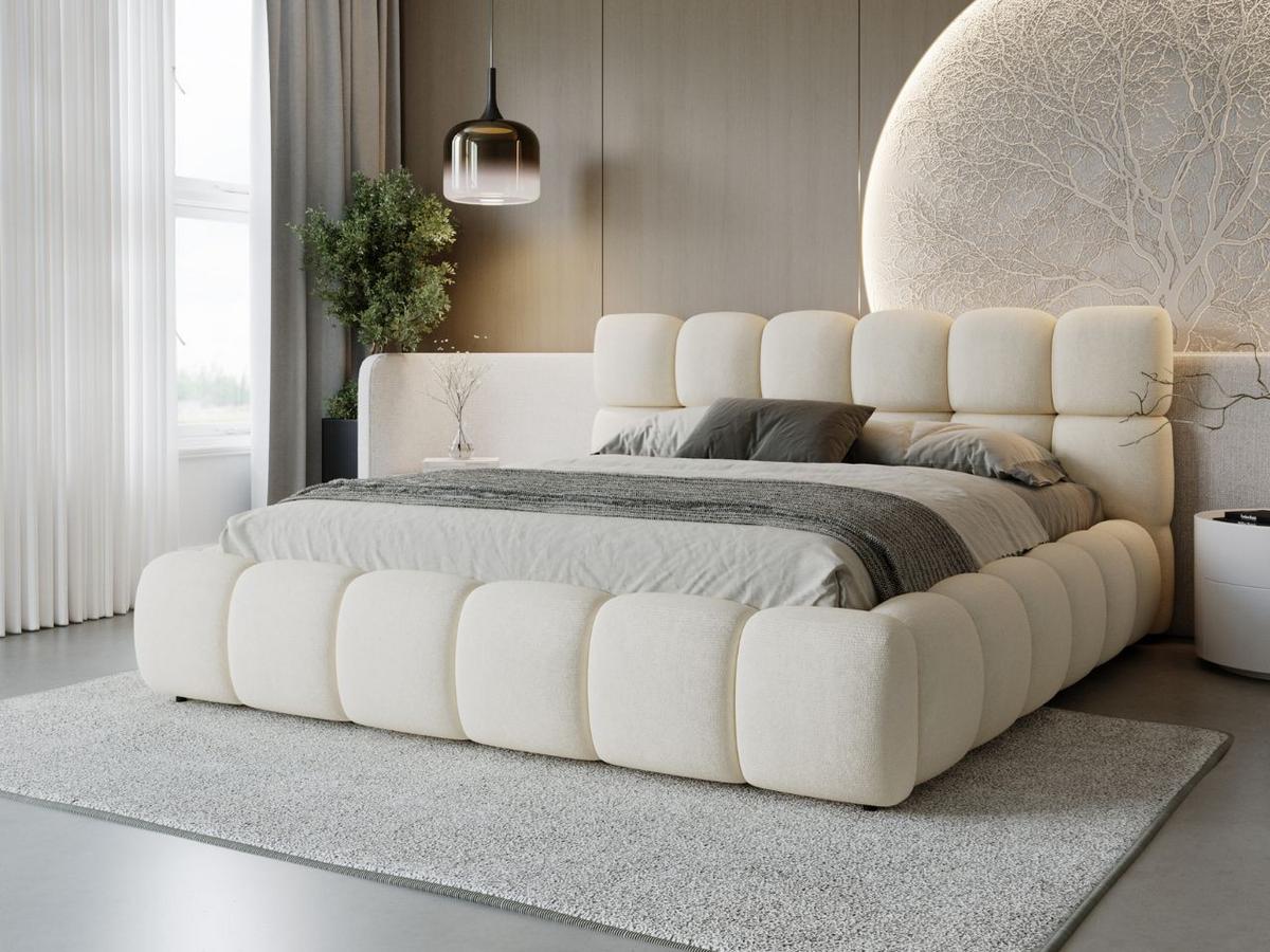 POLSTERBETT Modo 160x200 Beige - Beige, Textil (160/200cm) - Graingold
