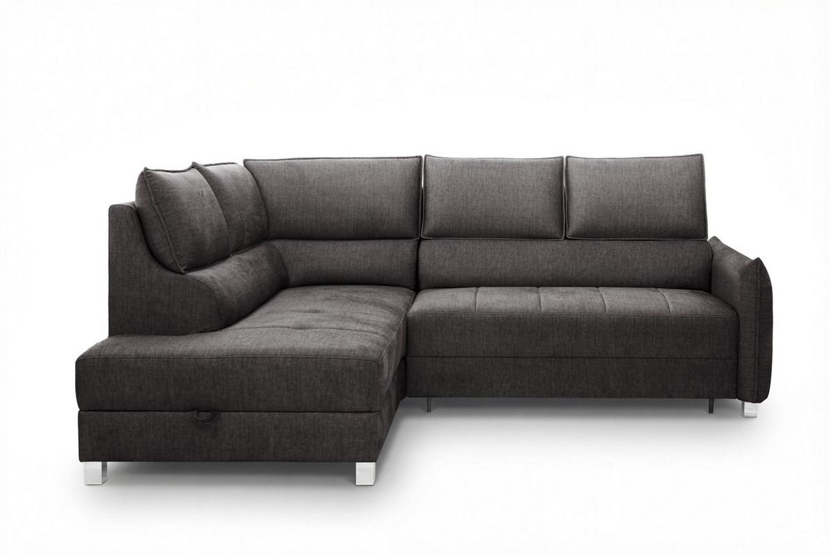 ECKSOFA Marno In Chill Me - Anthrazit, Holzwerkstoff/Textil (200/260cm) - Fun Möbel