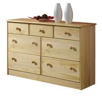 KOMMODE RONDO natur - Naturfarben, Holz (117/74/35cm) - IDIMEX