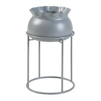 BLUMENSTÄNDER Assen - Grau, Metall (23.5/23.5/38cm) - [en.casa]