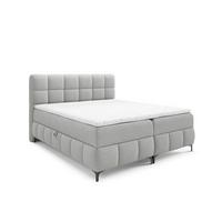 BOXBETT Sophie In Aragon - Hellgrau, Holzwerkstoff/Textil (100/200cm) - Fun Möbel