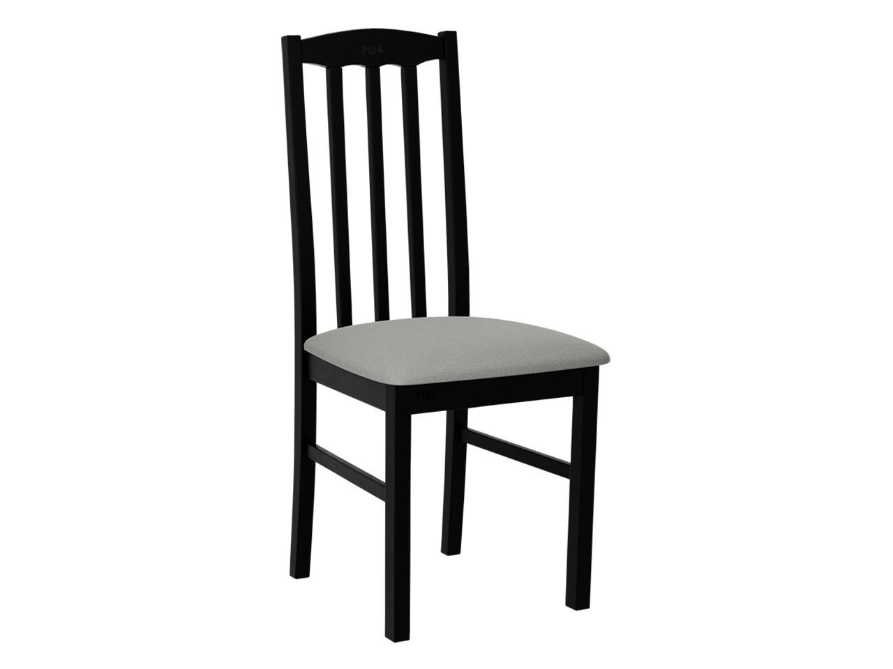 STUHL Bos XII, Holzfarbe: Schwarz - Schwarz/Grau, Holz (43/90/48cm) - MIRJAN24