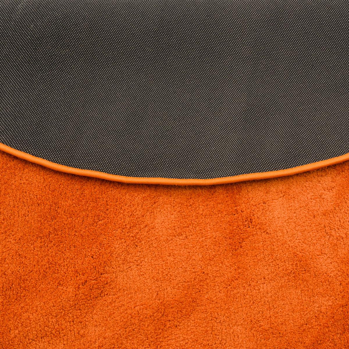 HOCHFLOR SUPER SOFT TEPPICH SILKY RUND - Orange, Textil (160/160cm) - Pergamon