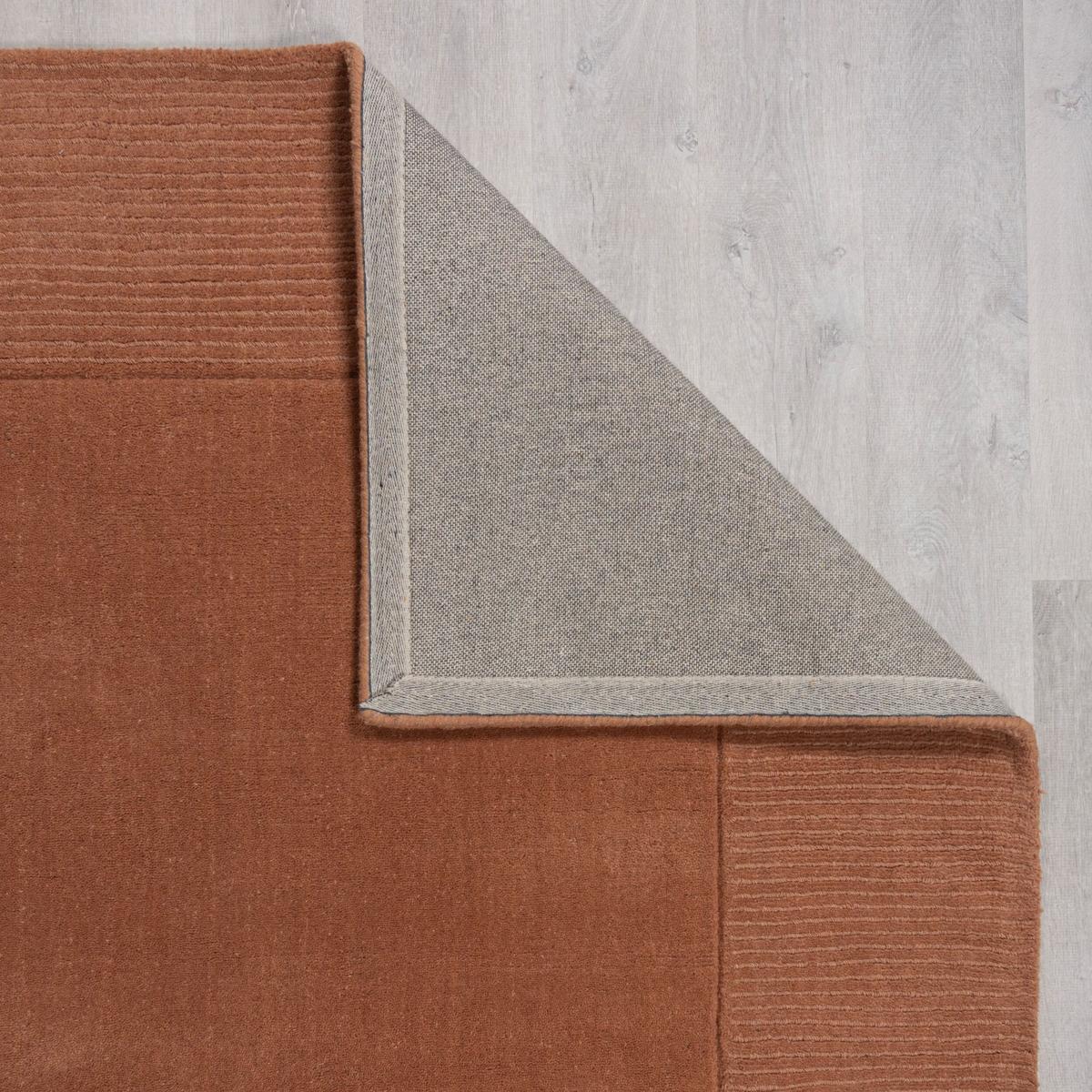 WOLLTEPPICH MOLE, einfarbig, Orange, 120 x 170 cm - Orange, Textil (170/120cm) - KADIMA DESIGN