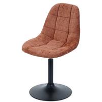 ESSZIMMERSTUHL Orange - Terracotta/Orange, Textil (47/83/43cm) - MCW