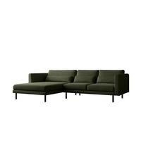 ECKSOFA Agada In Verita - Grün, Holzwerkstoff/Textil (281/174cm) - Fun Möbel