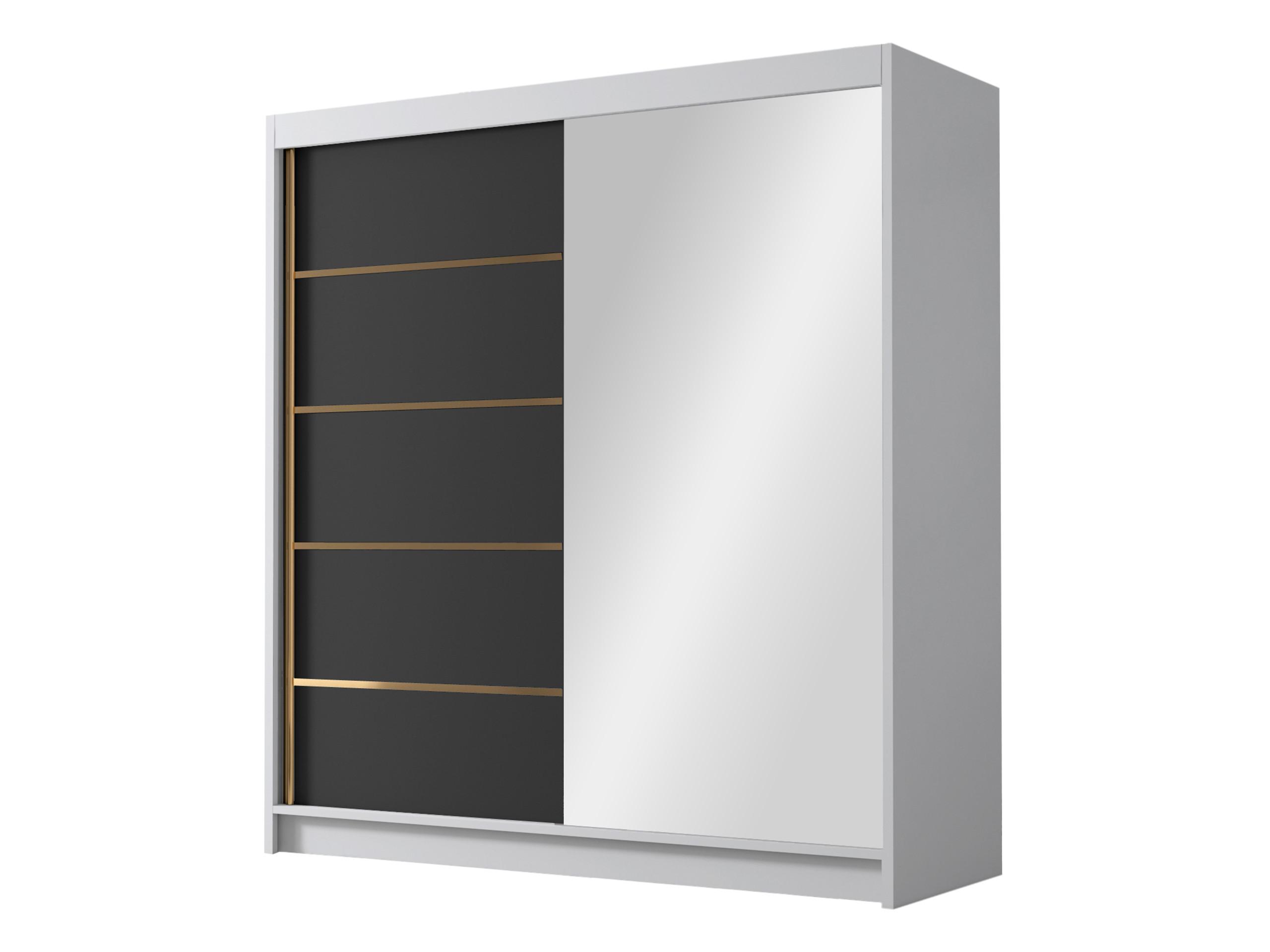 SCHIEBETÜRENSCHRANK Bali III - Goldfarben/Multicolor, Holzwerkstoff/Metall (180/215/58cm) - MIRJAN24