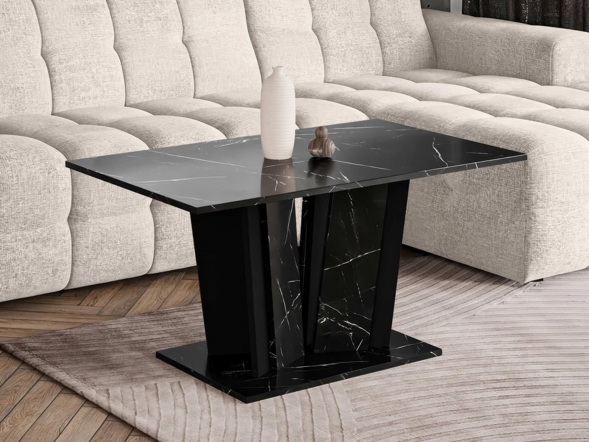 COUCHTISCH Doha II - Schwarz, Holzwerkstoff (60/100/55cm) - MIRJAN24
