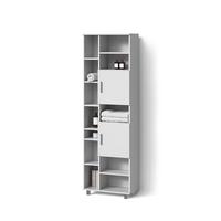 BADSCHRANK Eisak Weiß 60 x 190 cm - Weiß, Holzwerkstoff (60/190/30cm) - Livinity®