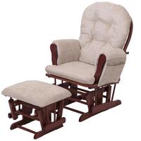 RELAXSESSEL Cremeweiß, Braun - Weiß/Braun, Textil (75/100/71cm) - MCW