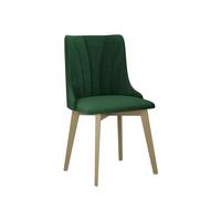 ESSZIMMERSTUHL Monti V Pik Muschel - Grün/Sonoma Eiche, Holz/Textil (48/83/53cm) - MIRJAN24