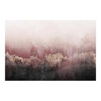 FOTOTAPETE Goldene Dämmerung Rosa 384/255 cm - Rosa, Papier (384/255cm) - Bilderwelten