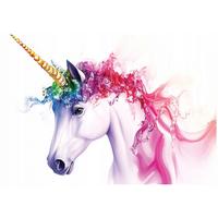 FOTOTAPETE Kinderzimmer Mädchen Einhorn Tapete Kinder 300x210 - Multicolor, Papier (300/210cm) - Wallarena