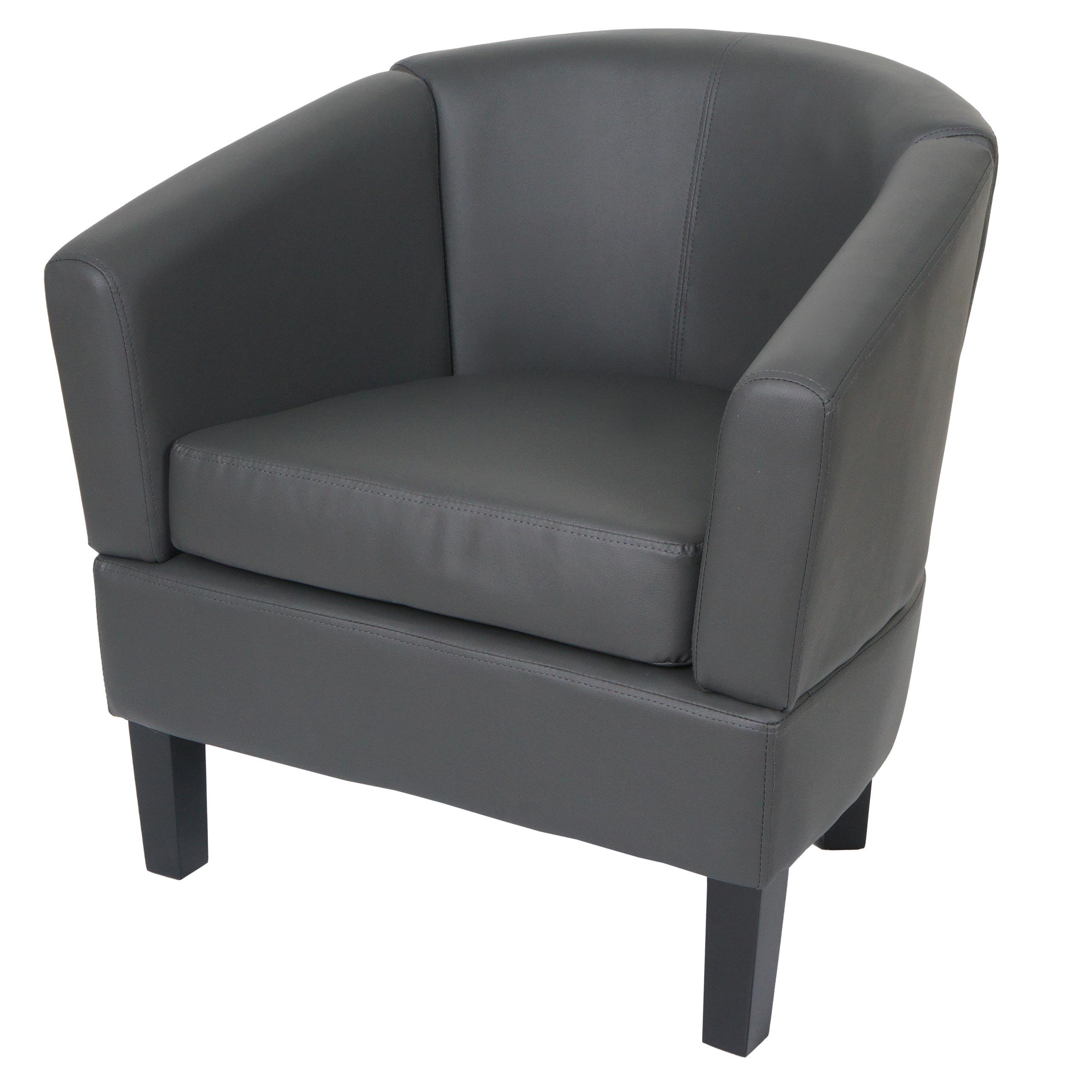 LOUNGE-SESSEL Grau - Grau, Textil (72/72/60cm) - MCW