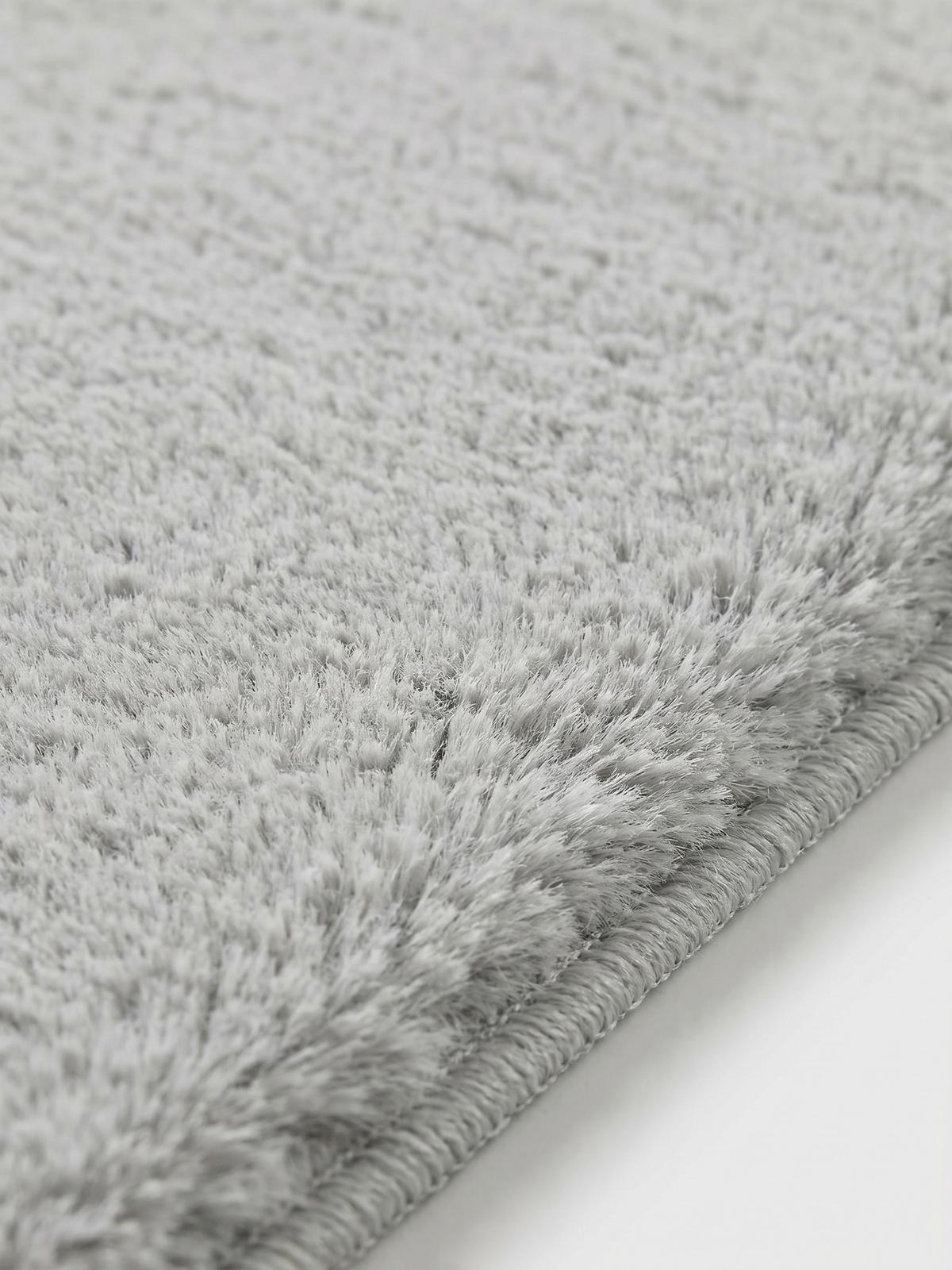 KURZFLORTEPPICH Antirutsch Uni RUTOR Polyester Grau 200 x 280 cm - Grau, Textil (200/280cm) - KADIMA DESIGN