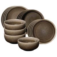 EINSTEIGER-SET Eda braun 16-tlg. - Braun, Keramik (2/2/2cm) - Ritzenhoff Breker