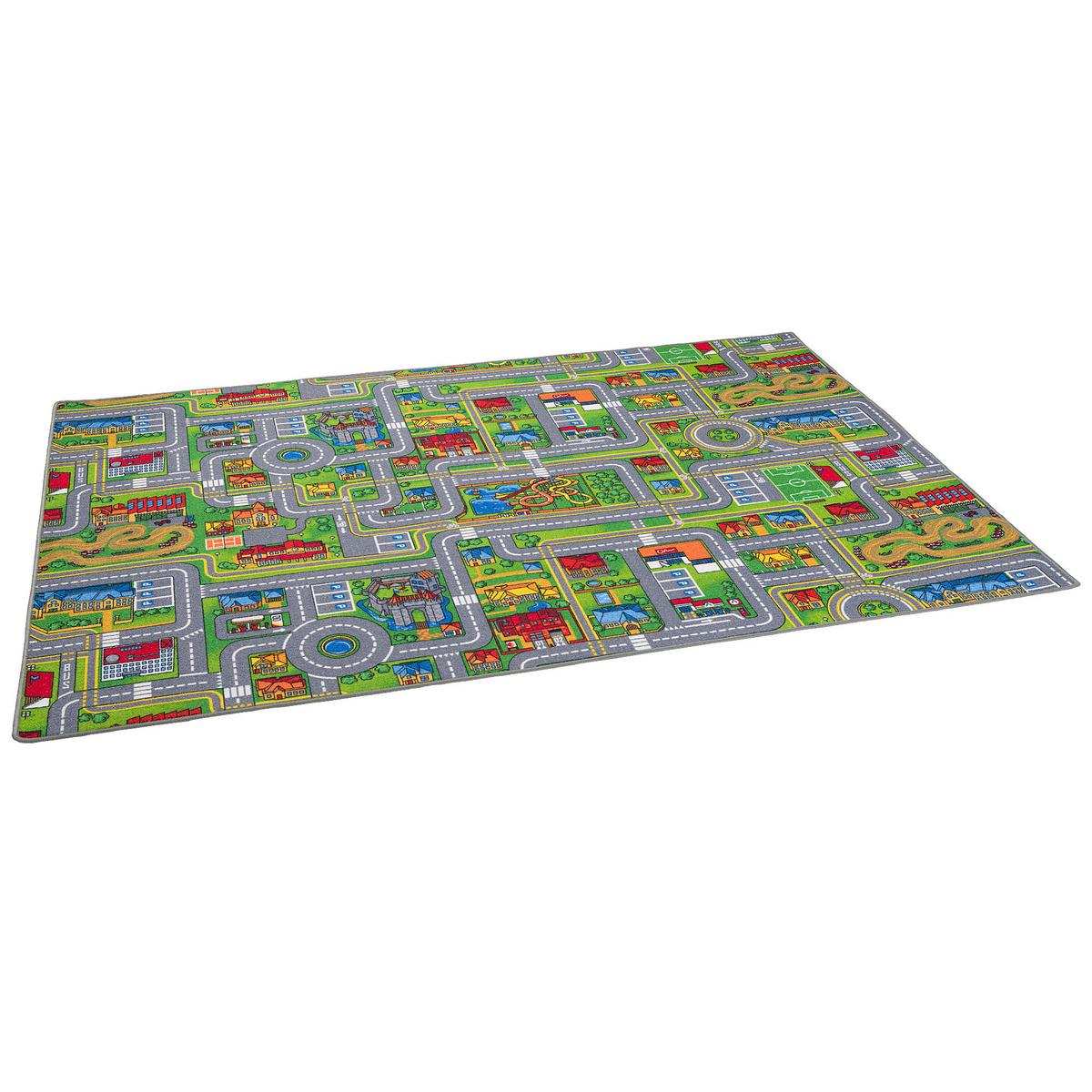 KINDER SPIEL TEPPICH ABENTEUERLAND BUNT - Multicolor, Textil (160/160cm) - Snapstyle