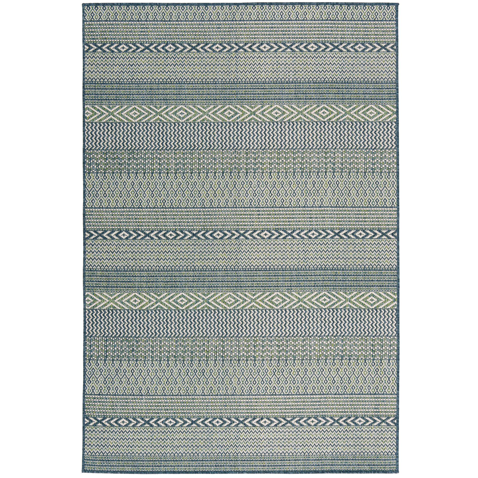 IN- UND OUTDOOR TEPPICH CARPETTO - Blau, Textil (120/170cm) - Pergamon
