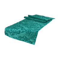 TISCHLÄUFER Epoche petrol-grün 40/150 cm - Petrol, Textil (40/150cm) - beties Heimtextil