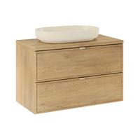 WASCHTISCH 80cm Elias Holz - Braun, Holzwerkstoff (80/52.2/46cm) - Petits-meubles