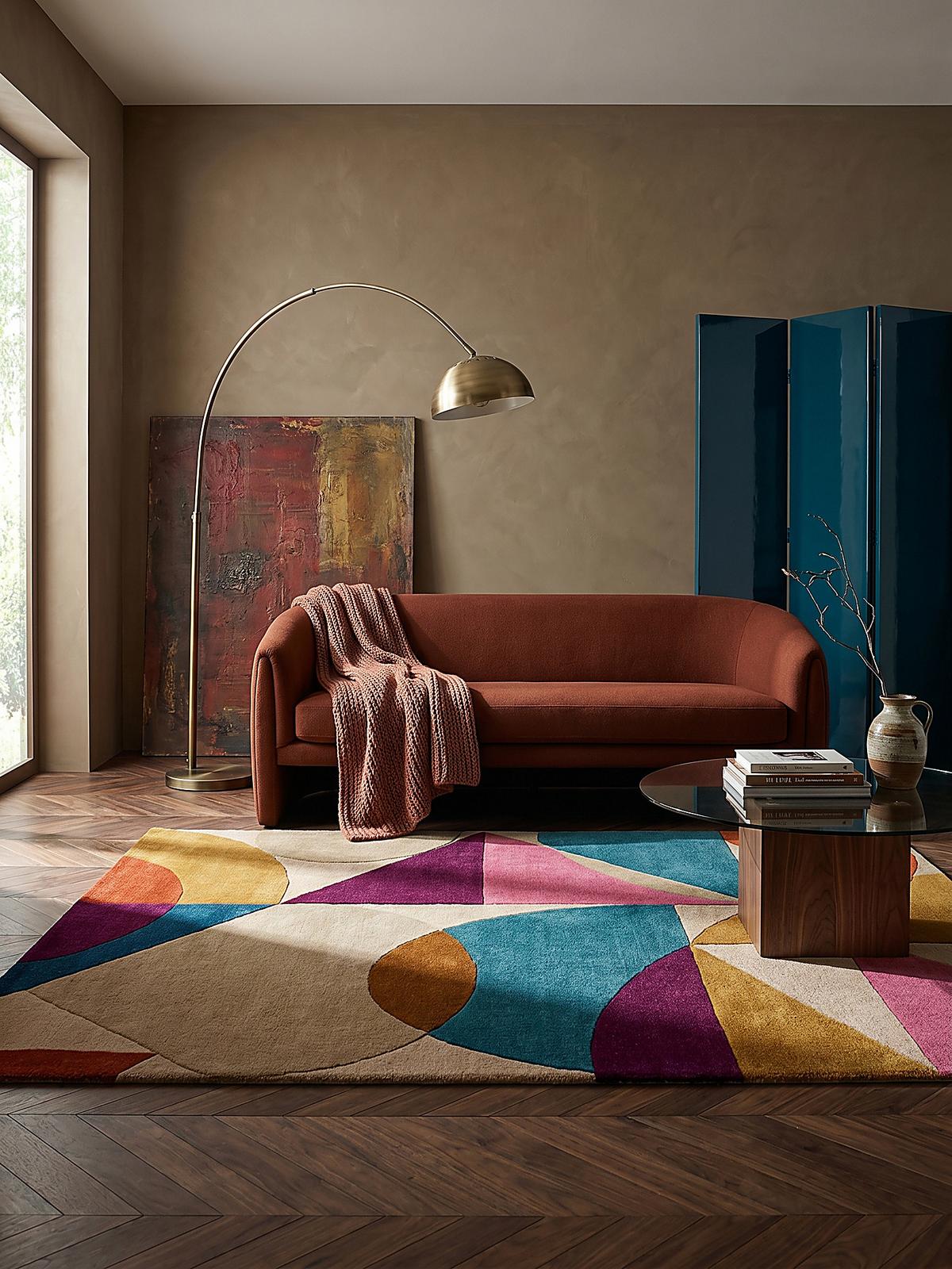WOLLTEPPICH AIRE, abstrakt, Bunt, 200 x 290 cm - Multicolor, Textil (290/200cm) - KADIMA DESIGN