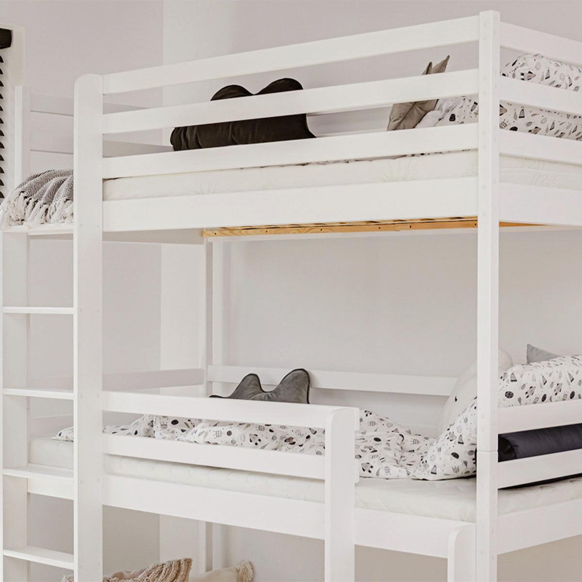 BETT 90/200 Florent Weiß - Weiß, Holzwerkstoff (90/200cm) - Petits-meubles