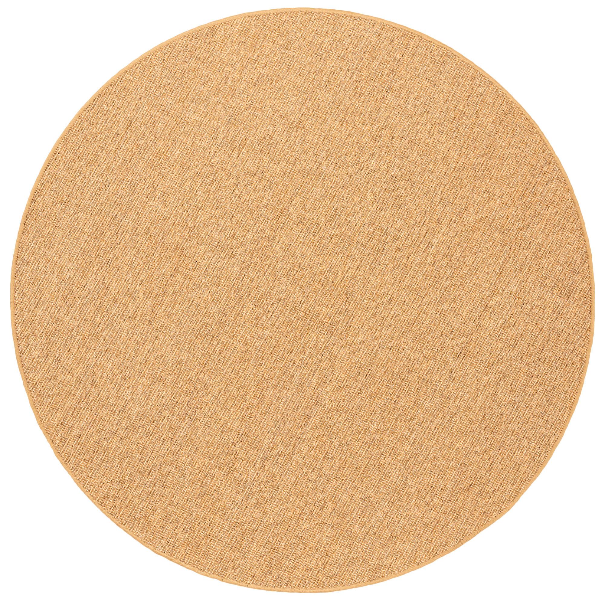 SISAL NATUR TEPPICH RUND - Nussbaumfarben, Textil (160/160cm) - Snapstyle