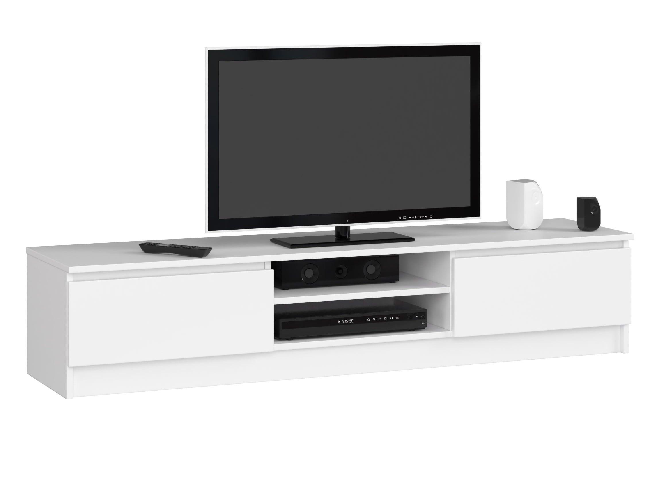 LOWBOARD Weiß 33/160/40 - Weiß, Holzwerkstoff (160/33/40cm) - RAUMHIRSCH FURNITURE
