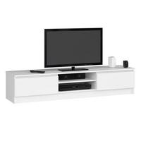 LOWBOARD Weiß 33/160/40 - Weiß, Holzwerkstoff (160/33/40cm) - RAUMHIRSCH FURNITURE