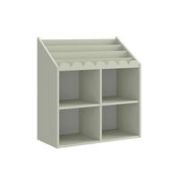 BÜCHERREGAL Book Nook Salbeigrün - Grün, Holzwerkstoff (71/76/33cm) - Petits-meubles