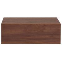 HÄNGENDER NACHTTISCH ANNE - Nussbaumfarben, Holzwerkstoff (42/14/30cm) - CARO-Möbel