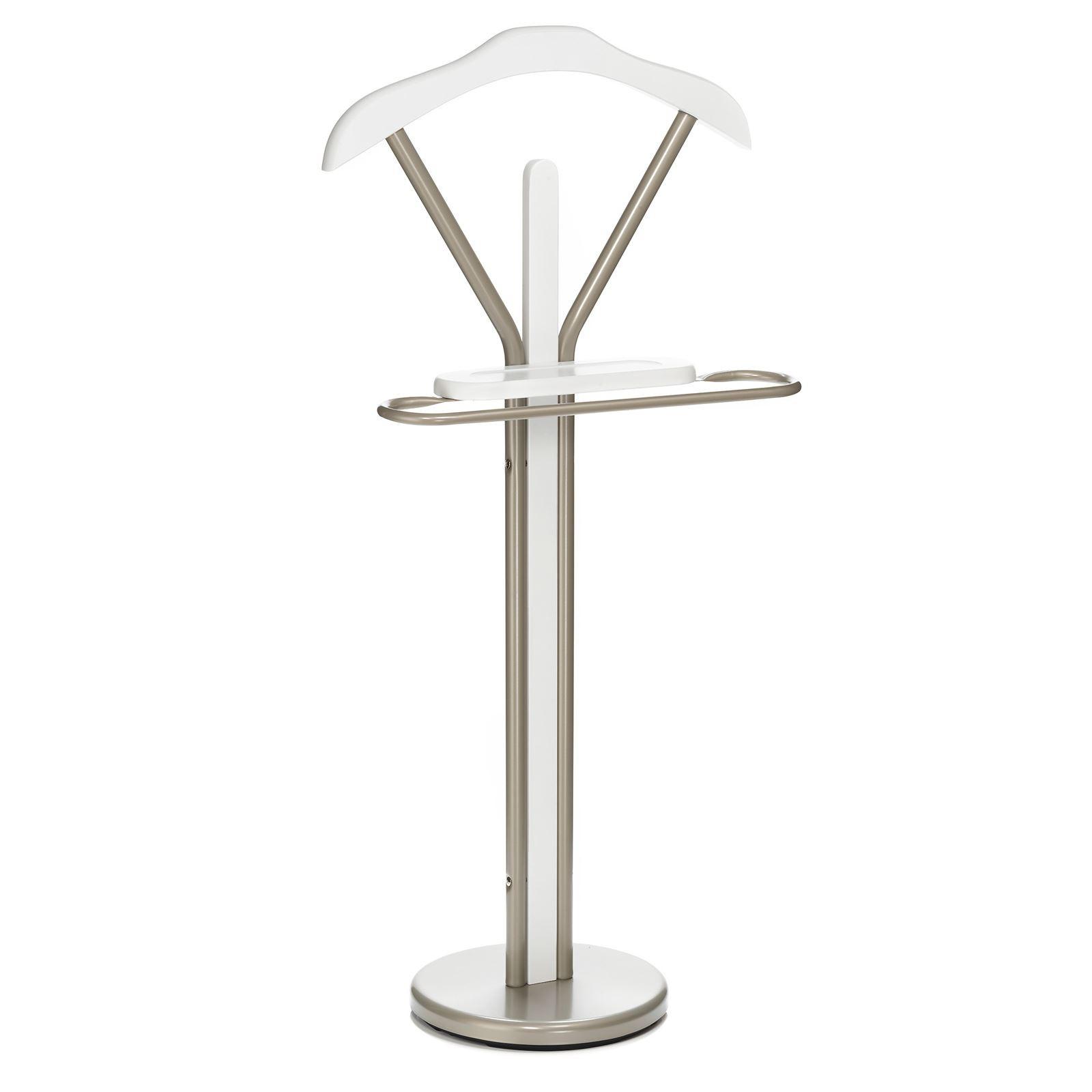 HERRENDIENER FABIO champagne/weiß - Champagner/Weiß, Metall (45/108/30cm) - IDIMEX