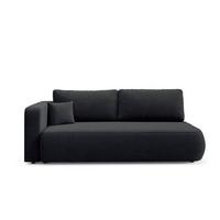 SOFA Antonio 3 Sitzplätze Schwarz - Schwarz, Holz (228/82/106cm) - Petits-meubles