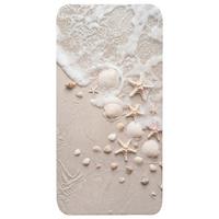 BADEMATTE Muscheln - Seesterne - Strand 60x120 cm - Sandfarben/Creme, Textil (60/120cm) - OnlyWow