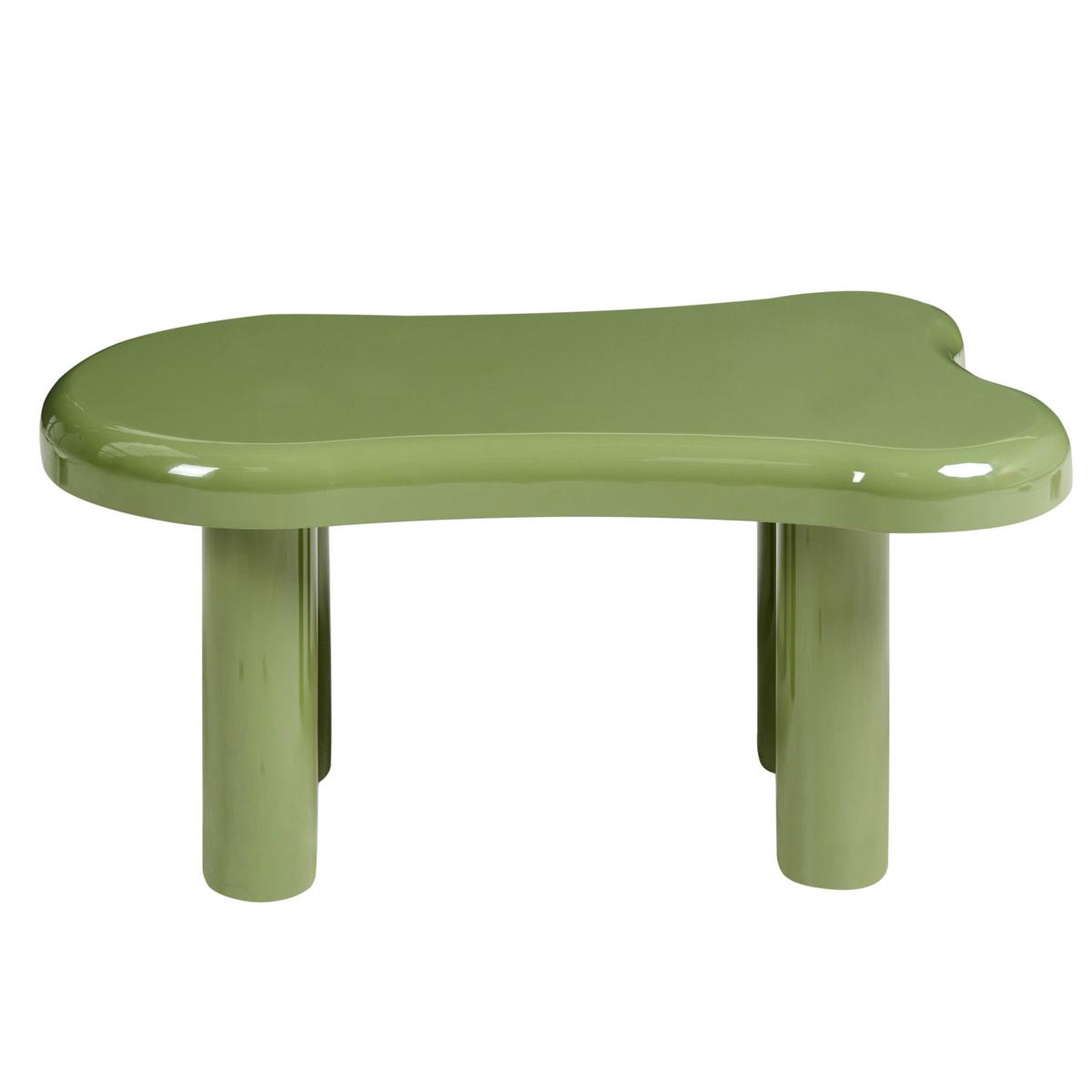 COUCHTISCH Grün Ondle - Grün, Holzwerkstoff (60/93/44cm) - Beliani