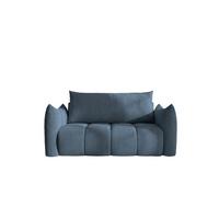 SOFA 2er-sitzer Ontario Mit Liegefunktion - Blau, Holzwerkstoff/Textil (162/86/101cm) - Fun Möbel
