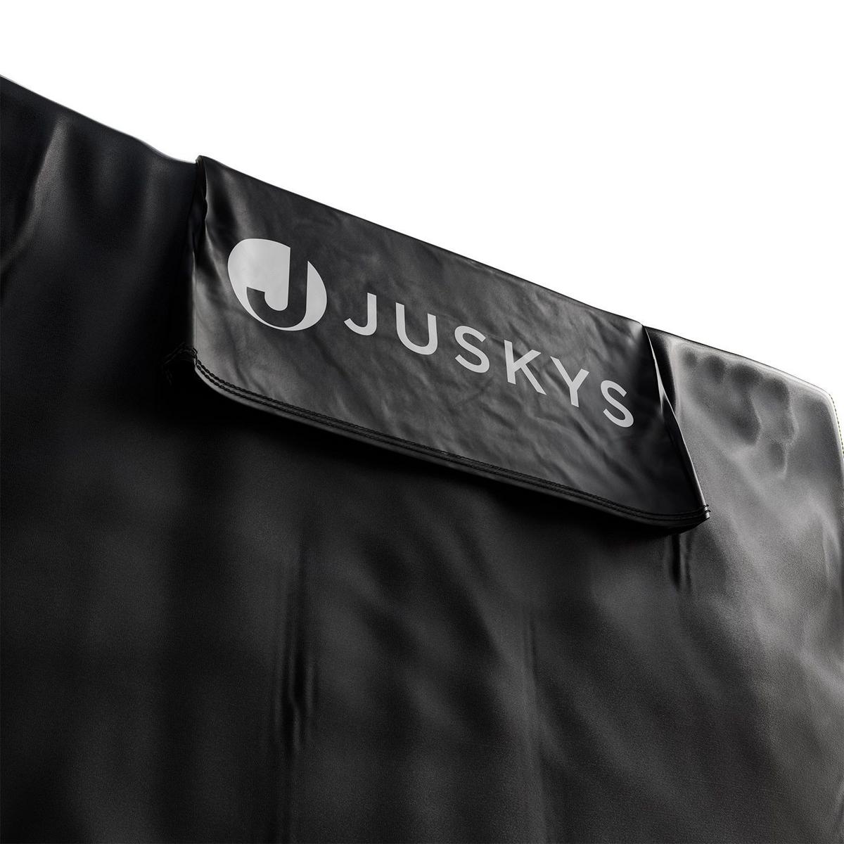 GARTENMÖBELABDECKUNG CoverSafe Pro schwarz - Schwarz, Kunststoff (110/75/210cm) - Juskys