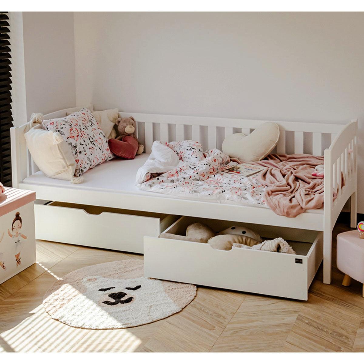 KINDERBETT 90/200 Samuel Weiß - Weiß, Holz (90/200cm) - Petits-meubles