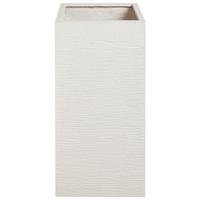 BLUMENTOPF Beige Dion - Beige, Naturmaterialien (77cm) - Beliani