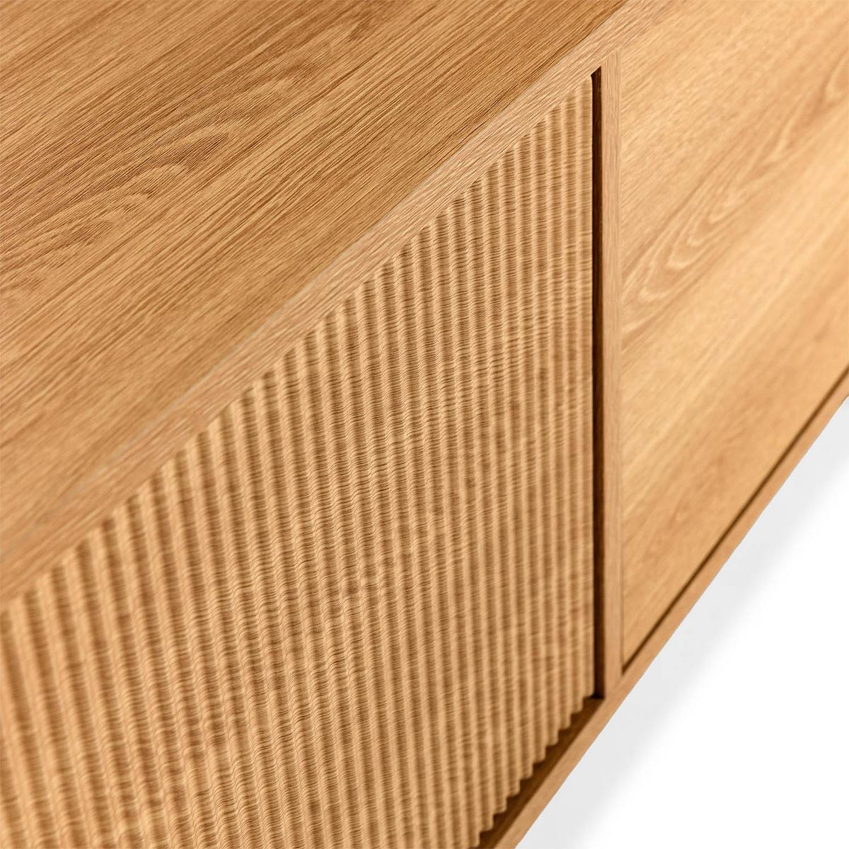 TV-ELEMENT Florida 3 türen Eiche-Optik - Eichefarben, Holzwerkstoff (160/50/40cm) - VS Venta-stock