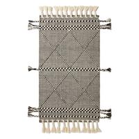 KELIM-TEPPICH Edessa handgewebt 120/170 cm - Schwarz, Textil (120/170cm) - Homescapes