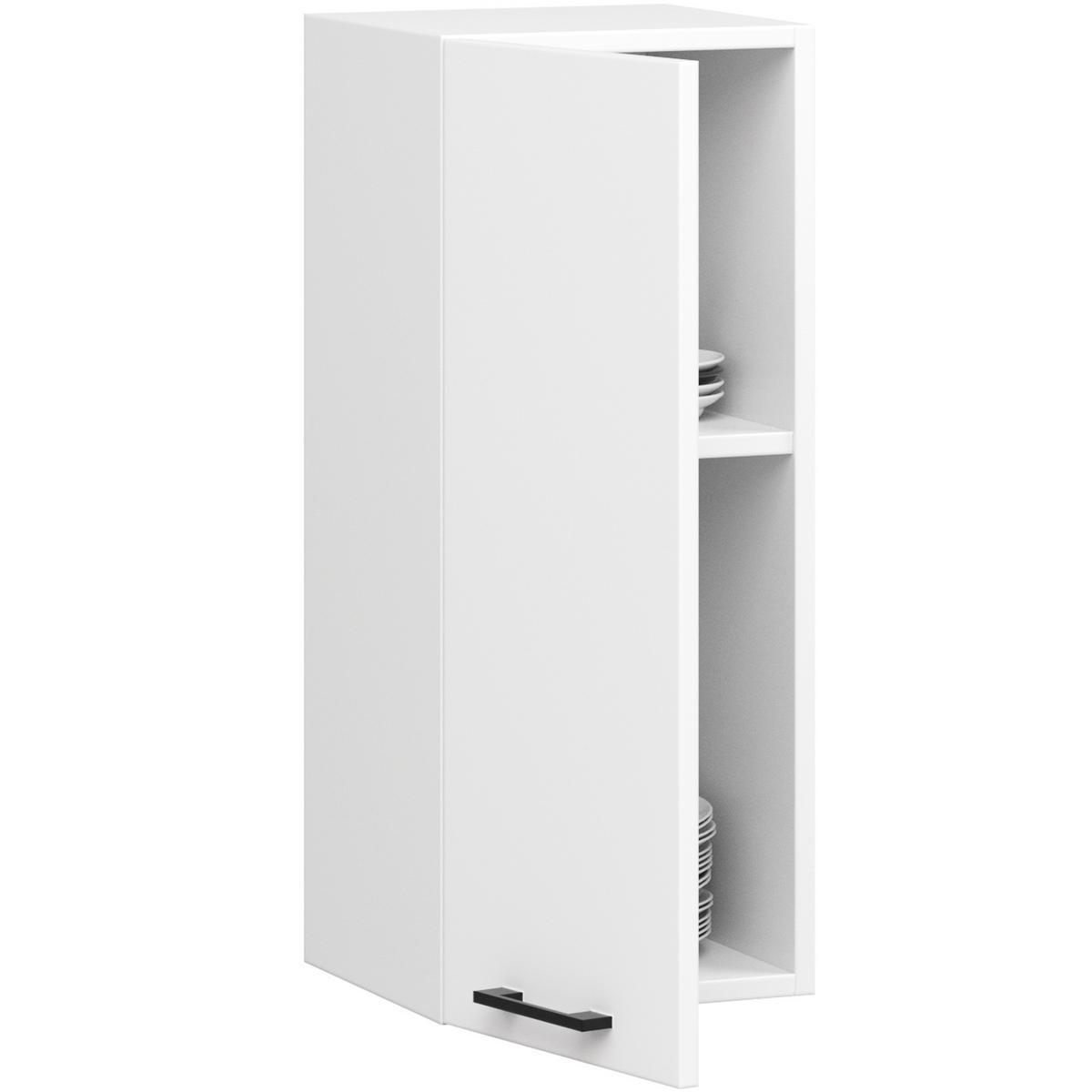 HÄNGESCHRANK Weiß 72/30/30 - Weiß, Holzwerkstoff (30/72/30cm) - RAUMHIRSCH FURNITURE