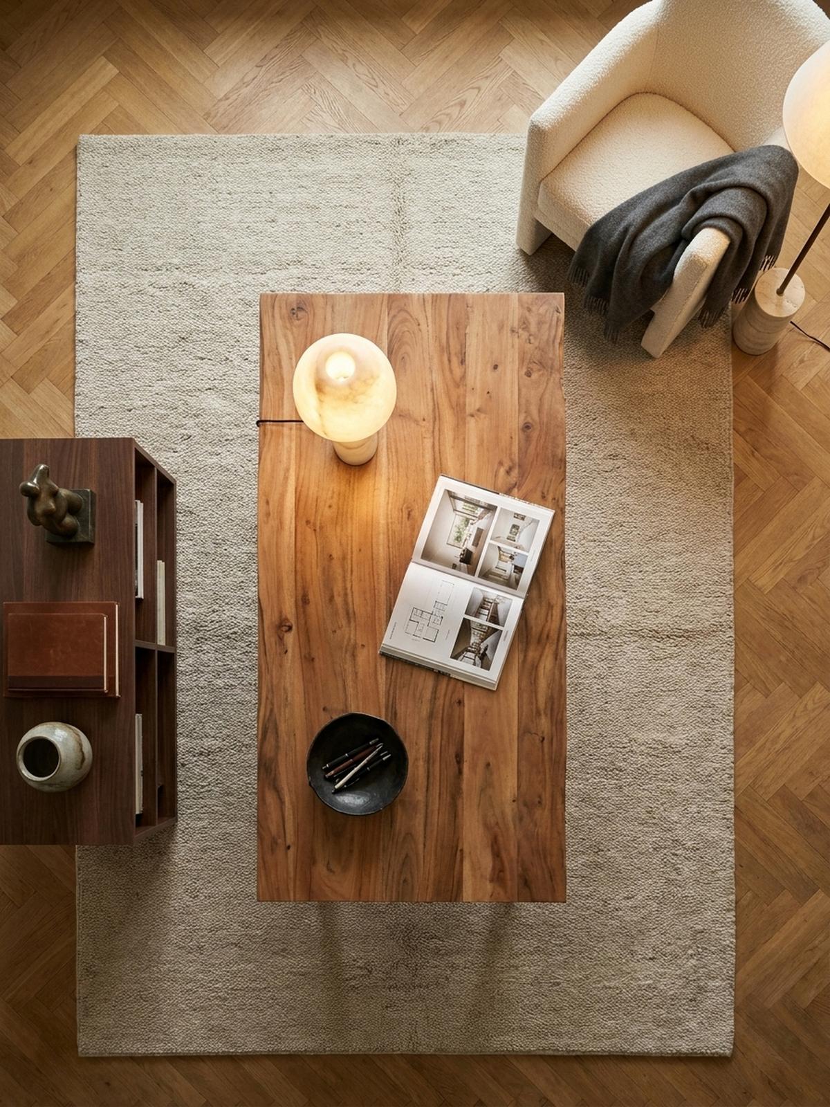 SCHREIBTISCH Massivholz Baumkante Handgefertigt Akazie TARN, Goldbraun-Schwarz 120x60x76 cm - Schwarz/Braun, Holz/Metall (60/120/76cm) - KADIMA DESIGN