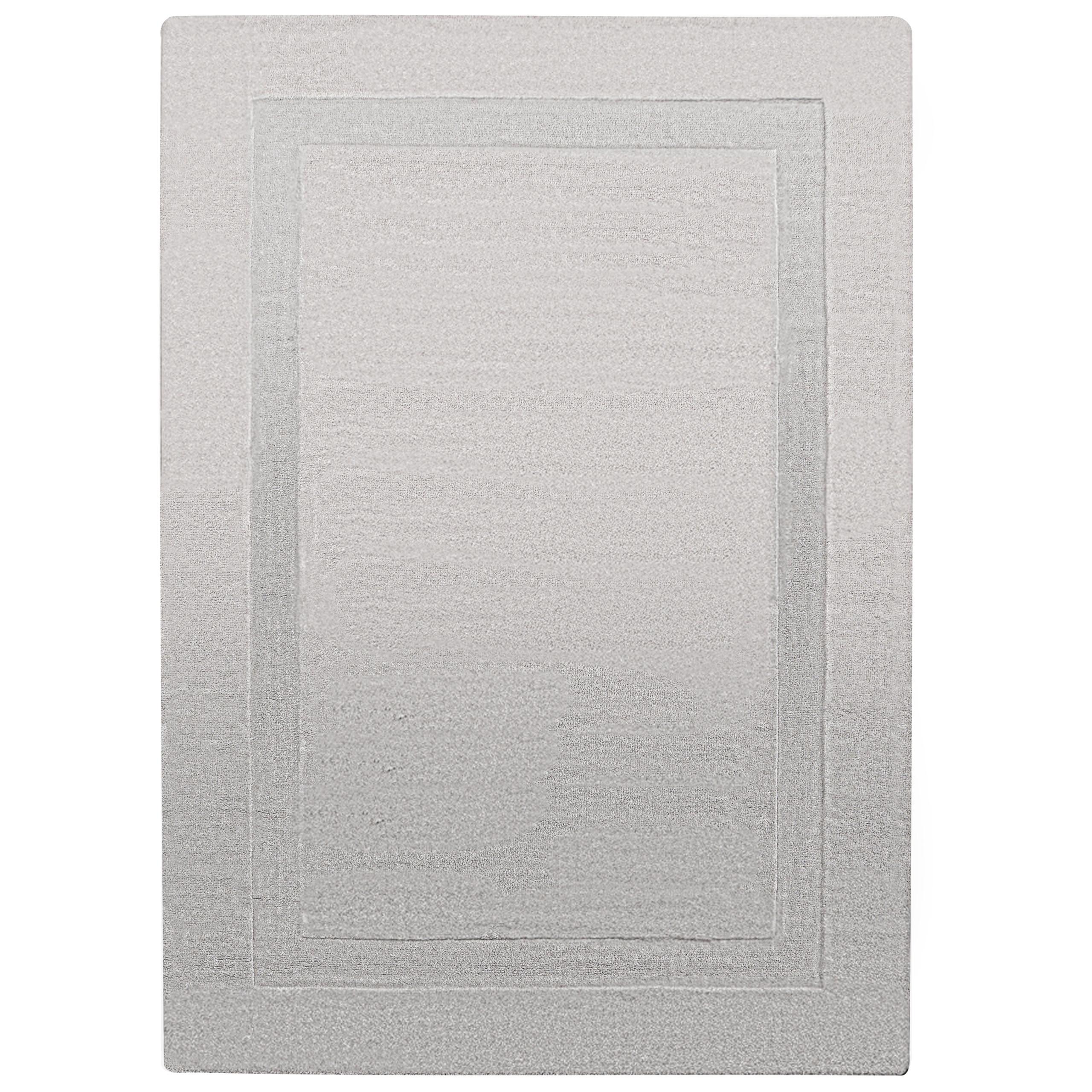 TEPPICH Grau 160/230 cm Wolle Kargil - Grau, Textil (160/230cm) - Beliani