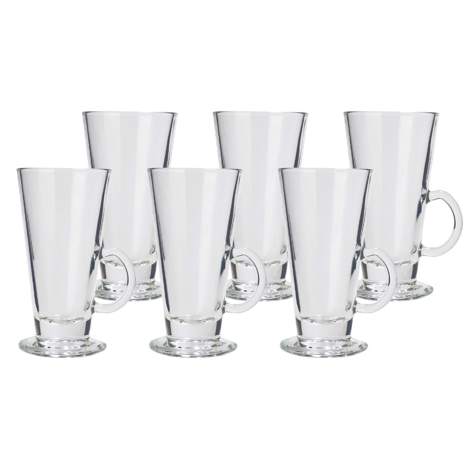 LATTE MACCHIATO GLÄSER V-Shape transparent 265 ml 6er Set - Transparent, Glas (0.265L) - Stölzle Lausitz